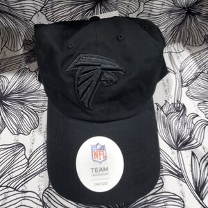 NFL Black Atlanta Falcons Embroidered Logo Ball Cap